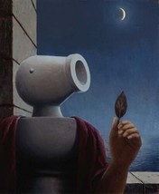 Framed canvas art print giclée RENÉ MAGRITTE  Le Cicerone - £29.60 GBP+