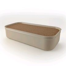 Ikea Harvmatta Box with Lid Cork Light Beige 4¾" x 9 ½" x 2 ¼" New - $14.84