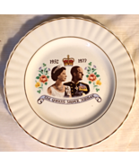 Queen Elizabeth II 1952-1977 Silver Anniversary Commemorative Plate Limm... - £14.33 GBP