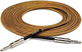 Hosa GTR-518 Straight to Straight 18 Feet Tweed Guitar Cable, All-metal ... - $23.95