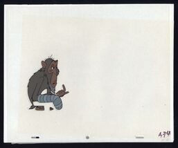 SEBASTIAN from Brave Little Toaster painted animation cell art drawing D... - $12.50