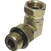 Apache 39006103 3/8&quot; M O-Ring Boss x 3/8&quot; F Pipe Swivel 90° Hydraulic Ad... - $7.91