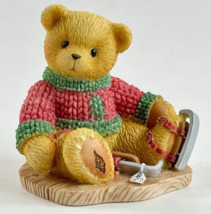 Cherished Teddies 546534 Cant Bear Cold Jerome Boy Sweater Skates Avon 1999 - £7.19 GBP