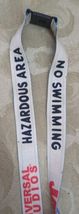 Jaws Universal Studios Parks Sharks No Swimming Hazardous Area Rvrsible Lanyard image 4