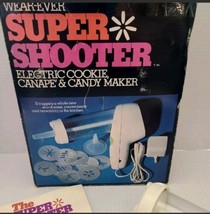 Vintage Wear Ever Super Shooter Cookie Baked Canape Electric Candy Maker... - £26.09 GBP