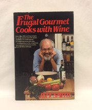 HC book The Frugal Gourmet Cooks with Wine 1986 cookbook Jeff Smith - £2.36 GBP