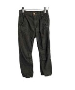 Zara Boys Grey Cargo Pants Elastic Cuffs Multiple Pockets Cotton Jersey ... - £13.86 GBP