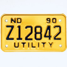 1990 United States North Dakota Utility Special License Plate Z12842 - $18.91 CAD
