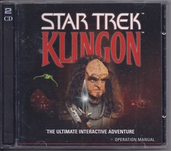 Star Trek Klingon Operation Manual Interactive Adventure 2 Cd - £6.21 GBP