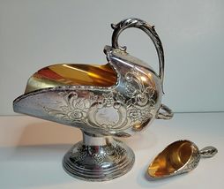 RAIMOND SILVER PLATE SUGAR SCUTTLE WITH SCOOP image 2