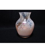 Caithness Scottish Crystal Bud Vase Amber and Cream - £15.97 GBP