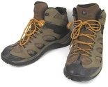 MERRELL Reflex Brown Mid Hiking Boots Men&#39;s 13 Waterproof Lace Up J77273 - $34.60