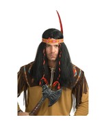 CHARADES RUNNING BULL WIG w/ FEATHERED HEADBAND HALLOWEEN COSTUME ACCESSORY - $416.87 MXN CHARADES RUNNING BULL WIG w/ FEATHERED HEADBAND HALLOWEEN COSTUME ACCESSORY - $416.87 MXN