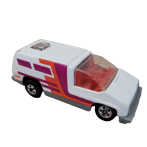 Vintage Hot Wheels White Van w Red Purple Stripes (Mattel, 1978) India Toy Car - £6.27 GBP