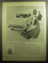 1958 Vauxhall Car Ad - You&#39;ll love the Vauxhall for the same reasons - £13.89 GBP