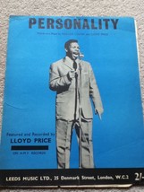 Lloyd Price - Personality (Sheet Music) - £3.81 GBP