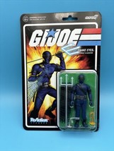 SUPER7 Reaction Gi Joe &quot;Snake Eyes (Combat Gladiator)&quot; Action Figure - 2022 * - £14.62 GBP