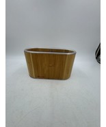 Pampered Chef Bamboo Sink Caddy Retired 3 Slots Removable Dviders - £21.35 GBP