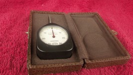 ANTIQUE GEO SCHERR CO. TENSION GAUGE 0 TO 30 GRAMMES W/CASE  MADE IN FRANCE - $37.44