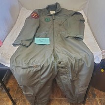US Military CWU-27/P Sage Green Coveralls Flight Suit for Mens Size 44R - $39.60