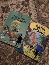 Hergé Adventures of Tintin TINTIN and The PICAROS &amp; The Sevem Crystal Ba... - $363.78 MXN