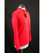 Vintage Red White Stag Knit Ski Sweater - $55.48 CAD