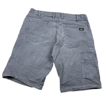 Dickies Gray Canvas Cargo Utility Shorts Mens Size 34 Workwear Relaxed Fit - £14.12 GBP