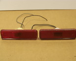 1973 DODGE CHARGER RED &amp; AMBER SIDE MARKER LIGHTS OEM COMBINED FOR CUSTOMER - $76.49