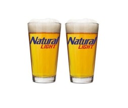 Natural Light Pint Glass Set - New - Set of 2 - $21.73