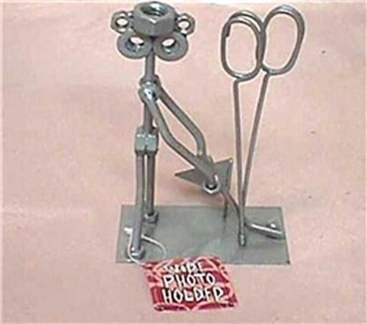 Picture Holder Nuts & BoIts Golfer - $10.14