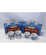 Sakura Snowman Mugs and Cups Debbie Mumm Christmas Lot of 12  Xmas - $654.67 MXN