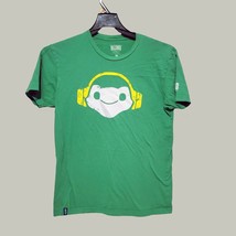 Overwatch Jinx Lucio Mens Shirt Medium Green Short Sleeve Blizzard Enter... - $13.98