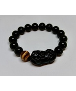 Onyx and Tigers Eye Bracelet of Self-Control and Inner Stength - £51.89 GBP