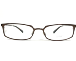 Oliver Peoples Brille Rahmen Dignity BIR Glänzend Braune Rechteckig 50-1... - £40.46 GBP