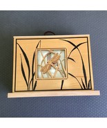 Lasercraft Wood Family Photo Box Holds 60 4x6 Pictures NEW Old Stock - $25.71 CAD