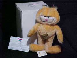 14&quot; Steiff Jointed Garfield Mint With Box, Cerificate and Tags By Danbury Mint - £233.56 GBP