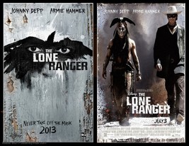 LONE RANGER  + TEASER   27X40  ORIG.  D-S  MOVIE POSTERS  ONE SHEETS  FA... - $8.00