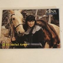 Xena Warrior Princess Trading Card Lucy Lawless Vintage #61 Faithful Argo - £1.57 GBP