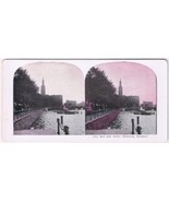 Stereo View Card Stereograph City Hall &amp; Alster Hamburg Germany - £3.91 GBP