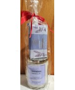 White Barn Lavender Vanilla Single Wick Candle, Shea Butter Bar, Dry Han... - $36.58