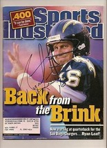 ryan leaf Autographed sports illustrated Signed Chargers - £34.63 GBP