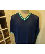 Rawlings Mark of a PRO Blue Green BLANK Polyester Baseball Jersey Adult ... - £27.34 GBP