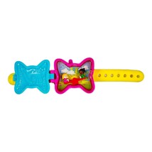 1994 Bluebird Polly Pocket Toy Wrist Watch Blue/Pink/Yellow Bow - Seesaw Works - £9.37 GBP