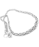 Artisan Crafted Sterling Silver 18&quot; Graduated Borobudur Necklace  - $112.15 CAD