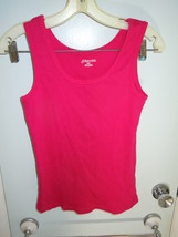 St. Johns Bay Dark Pink Tank Top Size Medium New Without Tag - $75.95 MXN