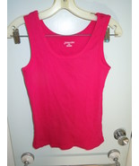 St. Johns Bay Dark Pink Tank Top Size Medium New Without Tag - £3.11 GBP