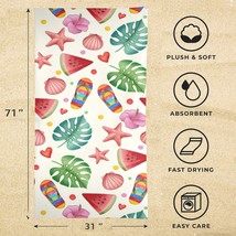 Beach Towels - Large Summer Vacation or Spring Break Beach Towel 31&quot;x71&quot;... - £15.31 GBP