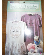 Colorpoint Cat Face &amp; Paws Iron On Transfer by Kelly Kirshner New in Pac... - £3.92 GBP
