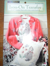 Colorpoint Cat &amp; Butterfly Iron On Transfer by Judy Gibbs New in Package - $5.99
