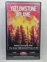Yellowstone Aflame VHS 1989 Documentary Great Fires of '88 Holiday Video - $5.93